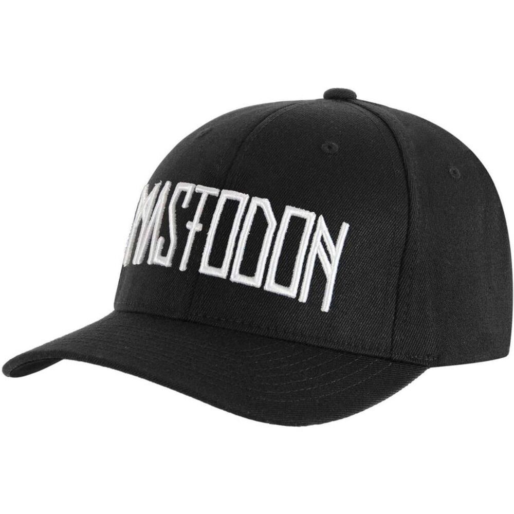 Mastodon Unisex Adult Logo Baseball Cap / Black/White